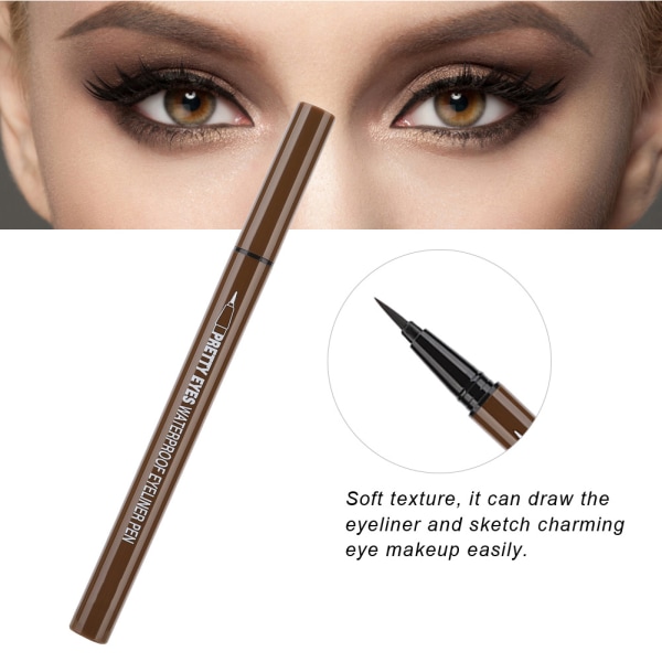 Vanntett flytende eyeliner Langvarig Eye Liner Pen Blyant Makeup Cosmetics Tools 2#