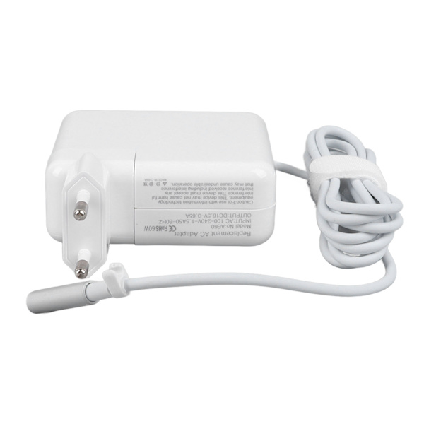 Snabbladdningsadapter Bärbar PD Snabbladdare 60W Laddare för OS X Laptop EU-kontakt 110‑240V