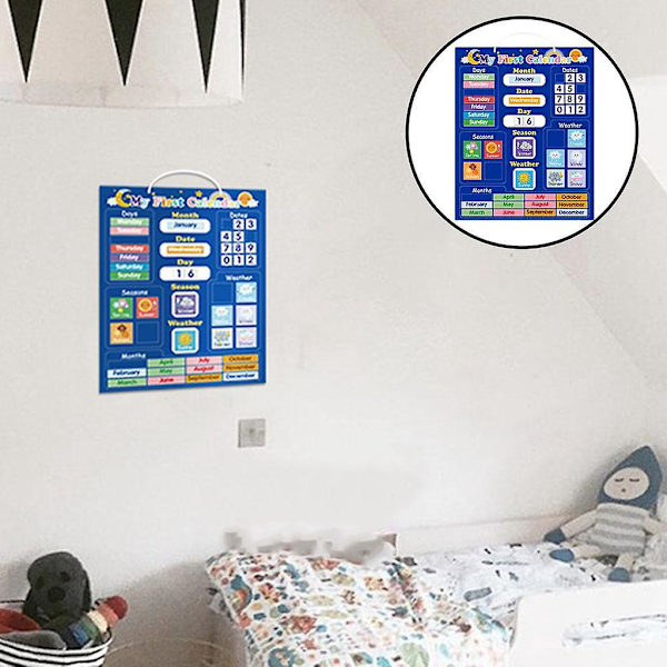 Circle Time Center taskukartta, opettavainen esikouluikäisten lelu