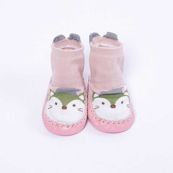 Organiska Bomulls Baby Booties Unisex Justerbara Toffelstrumpor 5 Par