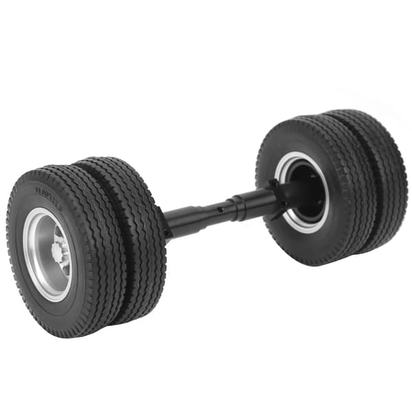 Icke-driven bakaxel däck 10-håls hjulnav passar för Tamiya 1/14 Traktor Trailer
