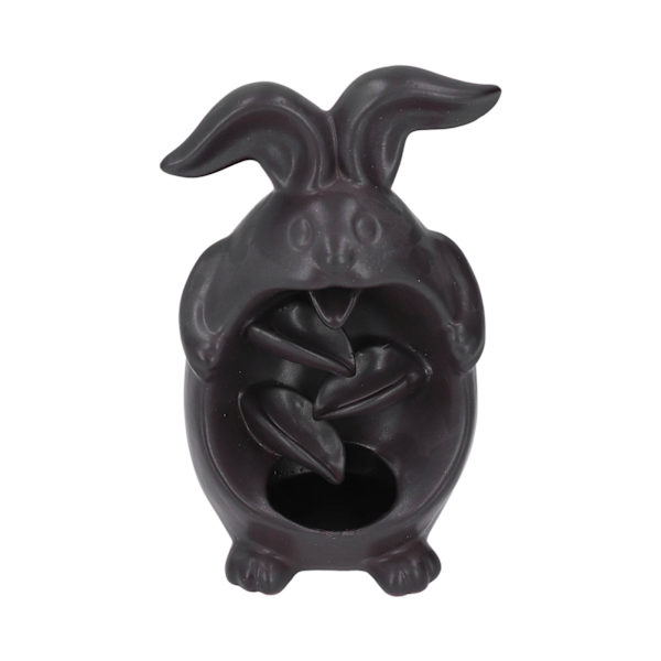 Røgelsebrænder Kanin Form Eksklusiv Smuk Tilbageflow Vandfald Aroma Brænder Dekoration Ornament