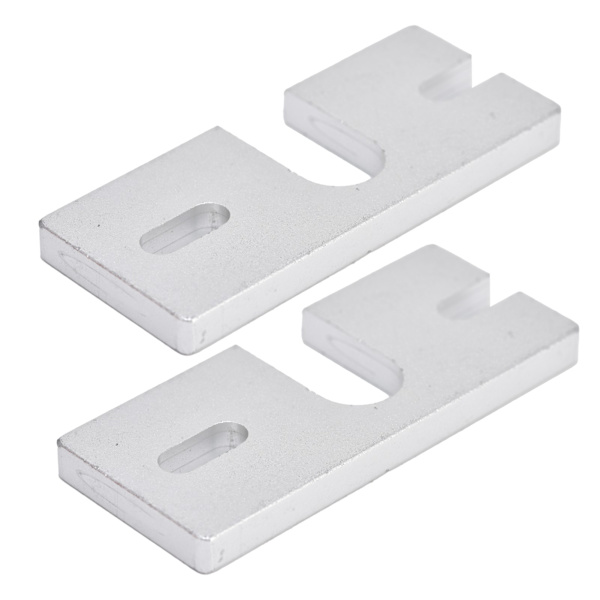 2 stk. Hot End Fast Plademontering Aluminiumlegering Rektangulær til Reprap V6 3D-printer
