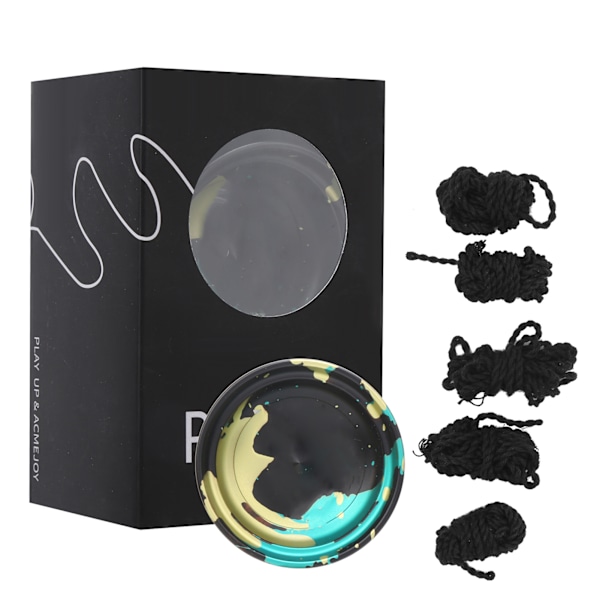 Yoyo Ball Alloy Yoyo Toy med erstatnings Yoyo Strings for barn over 8 år gammelGrønn