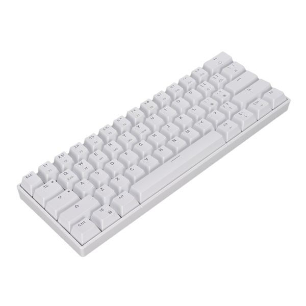 READSON Mekanisk tastatur 61 taster 3 tilstande kompakt ergonomisk layout Gaming tastatur til arbejde studie spil Rød akse krop