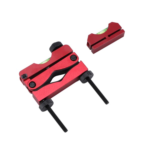 Reticle Leveling System Universal Aluminium Alloy Scope Alignment Level Tool for CarsRed