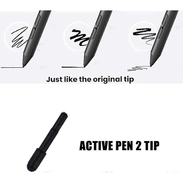 3 st Ersättningsspetsar för HP Active Pen G2/G3/T4Z24AA/6SG43UT/6SG43AA