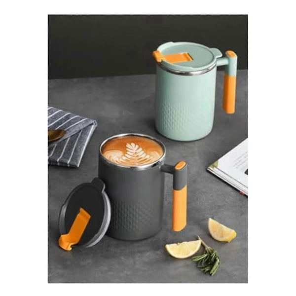 Premium varmebestandig dobbeltvegget vakuumisolert kaffekopp-C