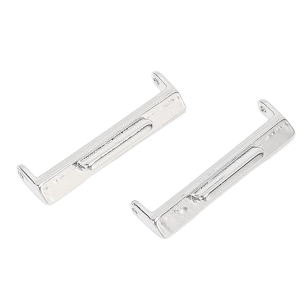 2 stk. urremstik 22 mm metal urremstik tilbehørsdel til FIT 2 sølv