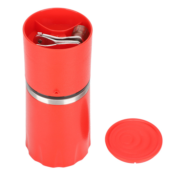 4 i 1 Multifunksjonell Kaffeemaskin Kaffeemaling Kopp Manuell Bønne Kvern Kaffe Tilbehør Rød