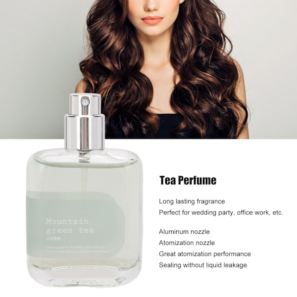 Forfriskende Langvarig Lett Duft Parfyme Kvinner Elegant Blomster Frukt Parfyme for Dating 30ml Nøkkelord