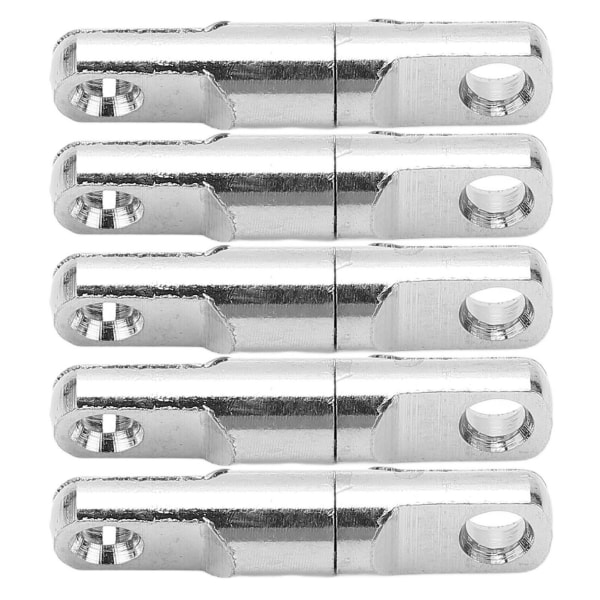 5 st/set Rostfritt stål Kolumn Typ 360° Roterande Lager Swivels Fiske Swivels Hook Connector3.5#