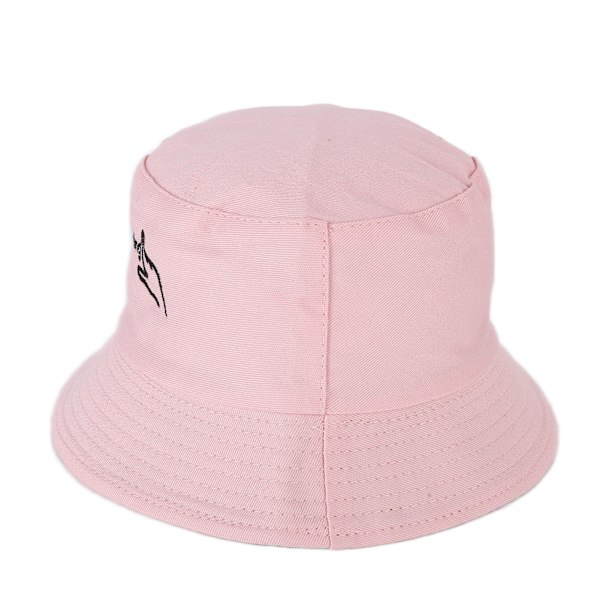 Pustemateriale barneklokkehatt, fasjonabel solbeskyttelse, bred brem baby solhatt for gutter og jenter, rosa