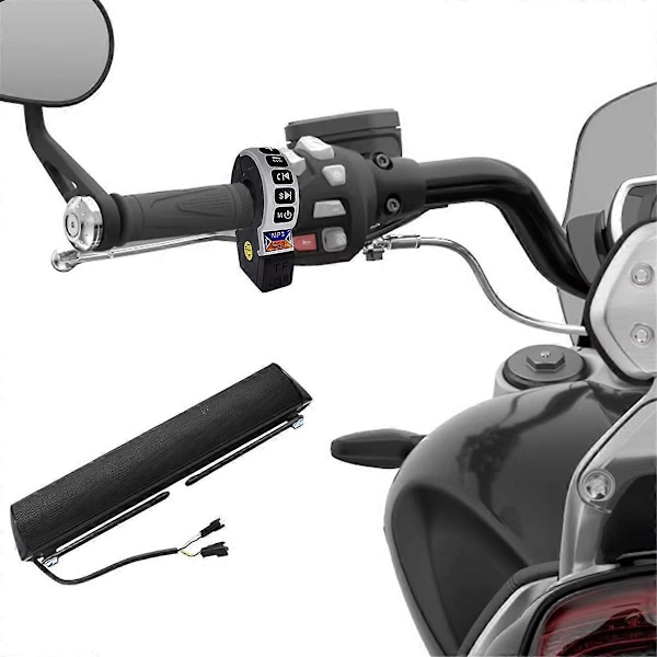 12V Moottoripyörän Kaiutin Vedenkestävä Bluetooth-yhteensopiva Moto FM-radio