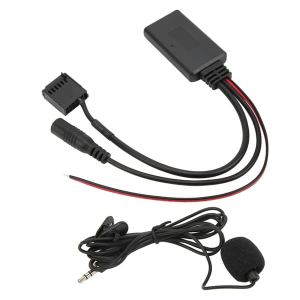Bluetooth Aux ljudkabeladapter mikrofon handsfree-ersättning för Mondeo Focus 6000CD