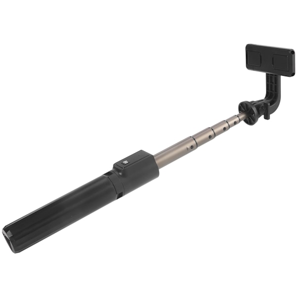 Hopfällbar Selfie Stick Tripod Bärbar Förlängningsbar Selfie Stick med Fjärrkontroll (Svart)