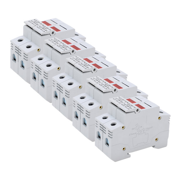 RT18‑32X Miniature-skinnemonteret sikringsholderbase med LED-indikator Elektrisk tilbehør 32A 500‑690V2P
