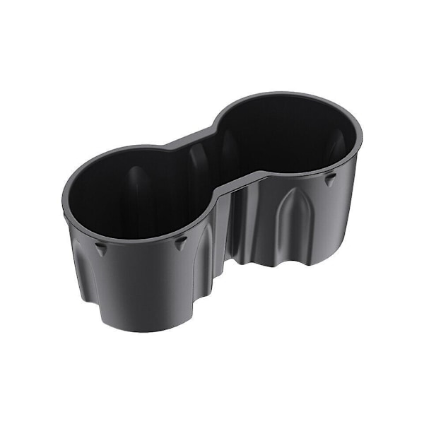 for Tesla Koppholderinnlegg, Bil Koppholder Ekspander Svart Midtkonsoll Koppbrett Sklisikker 18.4*8.6*7.5cm