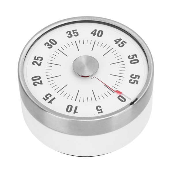 Visuel timer 60 minutters magnetisk mekanisk visuel nedtællingstimer med indtrækkeligt stativ til madlavningseksamen sovetid