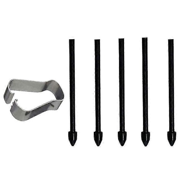 Stylus Refill Erstatning - 5 stk. Touch Pen Tipp Erstatningsspiss for Galaxy Note20/Note10/Tab S6/T