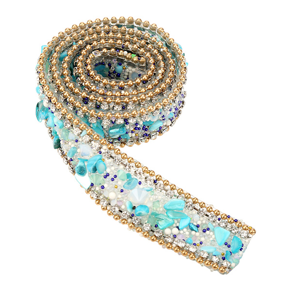 100*2cm tekojalokivinauha Sparkle Small Diamond Wrap Roll -koristelu (#02)