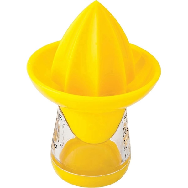 Køkken juicer værktøj, citron- og limepresser og -river, gul, plastik