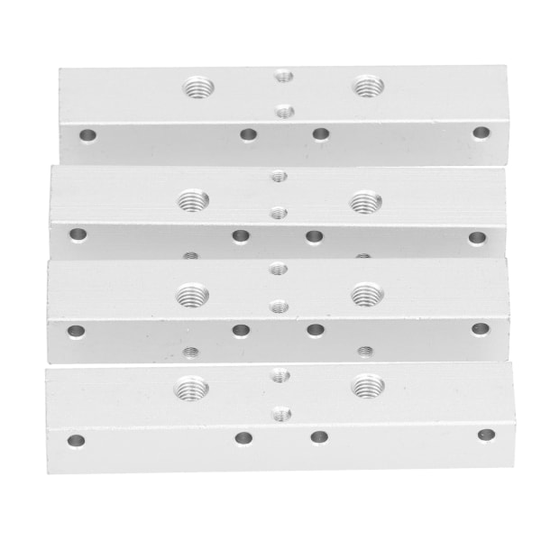 4st aluminium värmeblock 2-munstycken Hals fast säte 3D-skrivare tillbehör för Makerbot MK8