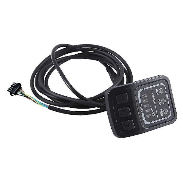Elektrisk Sykkel Display G20 LCD Display Kontroll 24V 36V 48V Hastighetsmåler Speedometer Kablet SM-kontakt