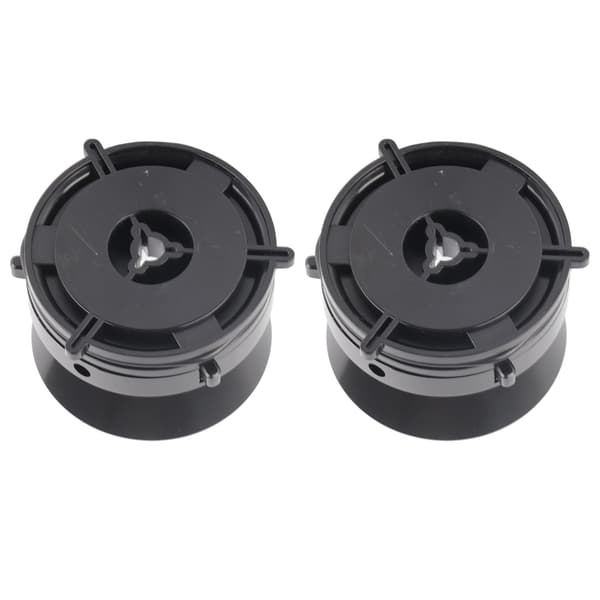 1 par NAB-navadaptere Professionel poleret aluminiumslegering 10 tommer åbner til Studer ReVox til Akai til Teac Sort