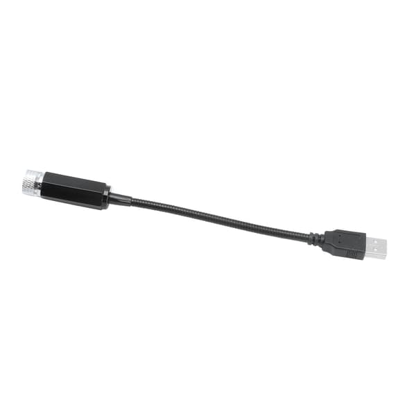 LED takstjernelys Bærbart romantisk bilhimmellys USB-lading for innendørs utendørs lilla blå