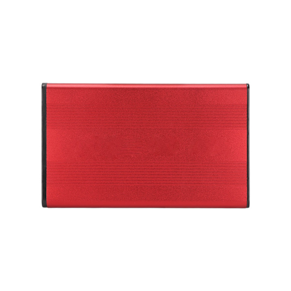 HDD-kabinett 2,5 tommer 2 TB kapasitet 480 Mbps overføringshastighet aluminiumslegering med USB2.0-overføring for Windows for VistaRed