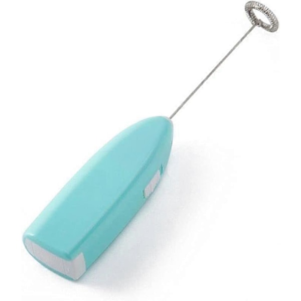 Elektrisk håndmixer, mini håndholdt mixer, mælkedrik kaffe piskeris mixer (blå)