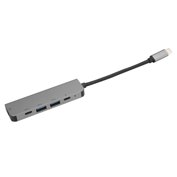 5i1 USBC til TypeC 3 USB 3.0 Hub HDMI Ethernet Mini SDTF OTG Adapter til Thunderbolt 3