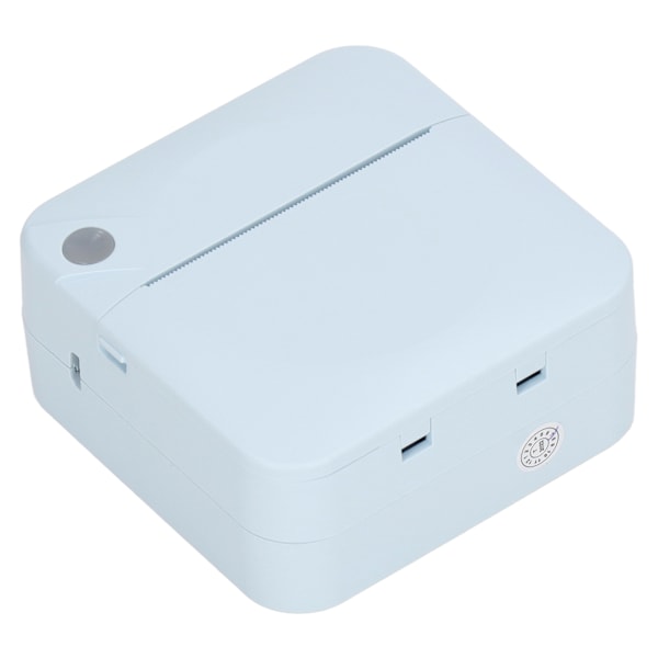 Mini-skrivare Student Blå Mini Pocket Bärbar Bluetooth Termisk Skrivare för Fel Frågor Anteckningar Foton Dokument