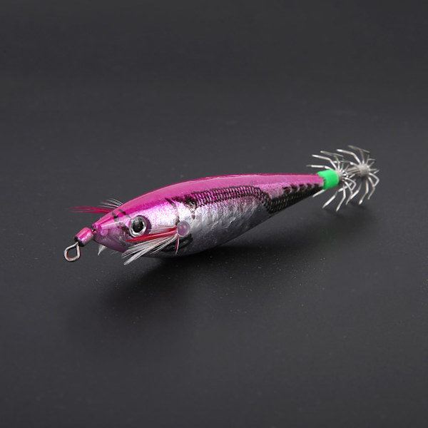 10cm Høy Kvalitet Blekksprut Fiske Hook Lokkebete Deler Fiske Tilbehør (rosa rød)
