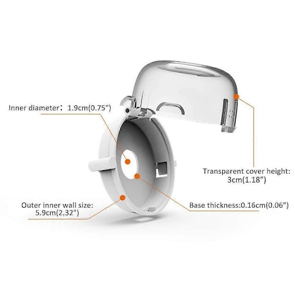Universella Barnsäkra Spisknopsskydd för Ugn Gasspis Knoppskydd Barnsäkerhetslås Multifunktionellt Köksverktyg (4-pack)