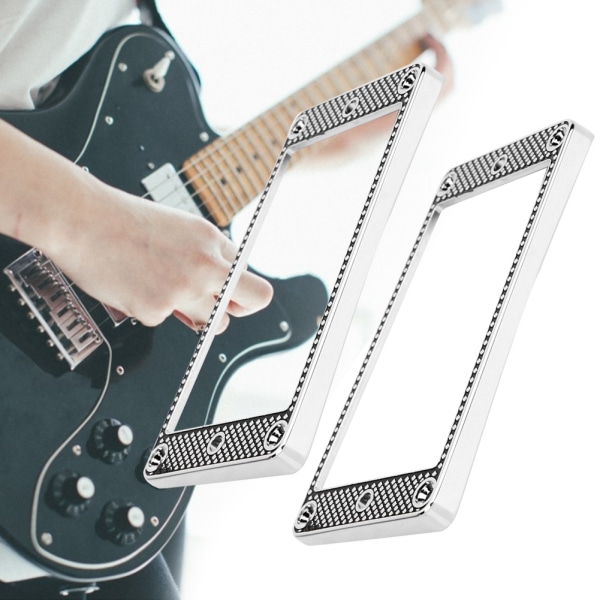 Metallgitarr Humbucker Pickup Ram Monteringsring för elgitarrtillbehör