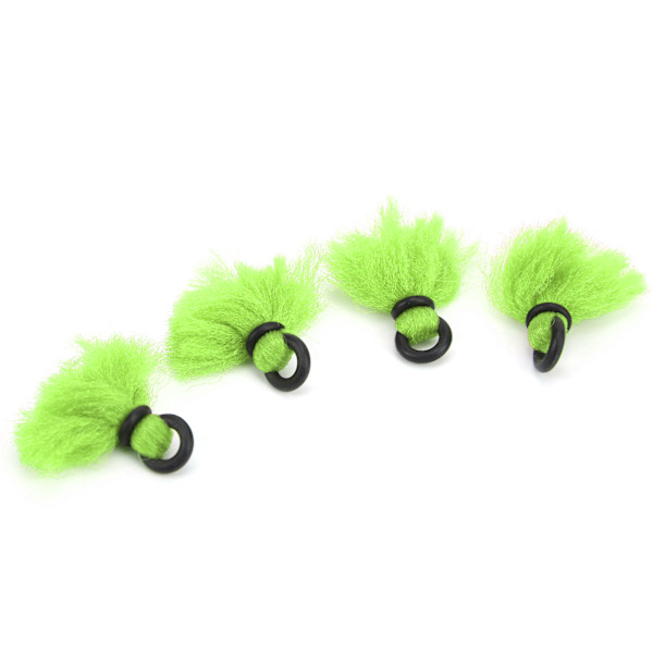 4 stk. Fly Fishing Float Garn Strike Indikatorer Drift Krog Positionering Floats BobbersGrøn