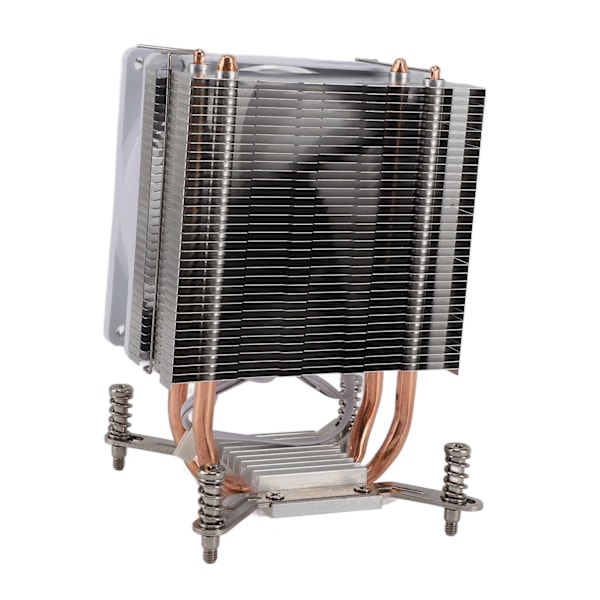 9CM CPU-kylare 2 kopparvärmeledningar Färgglada ljuseffekter DIY Installera datorns CPU-kylfläktar för moderkort