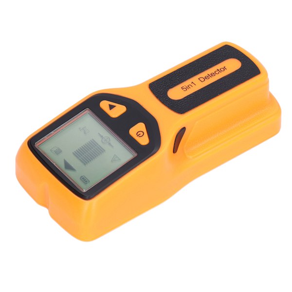 5 i 1 Stud Finder Multifunktionel Væg Scanner LCD Elektronisk Metal Stud Detektor HW430Gul