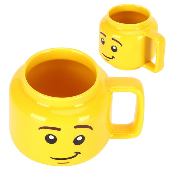 Keramisk kopp gul tecknad vattenkopp 300 ml kaffe mjölk te mugg present till hemkontoret