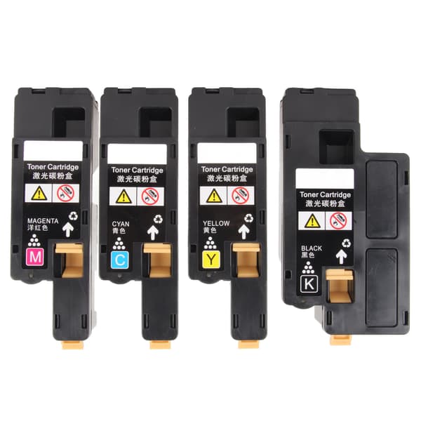 4-pack tonerkassettbytesats för Xerox Phaser 6000 6010 Workcentre 6015 skrivare