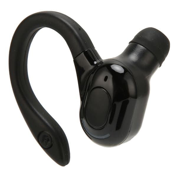 Bluetooth Headset Stereo IPX4 Vanntett USB-lading Enkelt Øre Trådløs Ørepropp for Løping Kjøring Svart