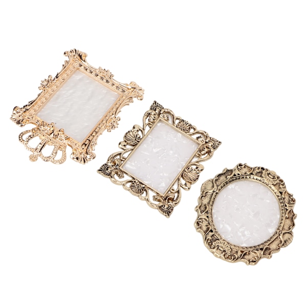 3st Nagelhartspalett Multi display Mixning Nagelfärgpalett för smink Guld Kopparfärg