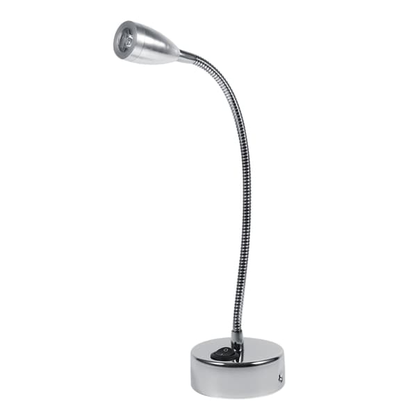 Sølv LED Vegglamper Fleksibel Svanhals Soverom Nattbordslampe Varm Hvit (Type 2)