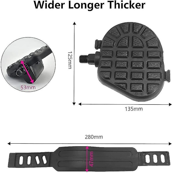 Justerbare stropper for treningssykkelpedaler - Forbedre din spinningopplevelse!