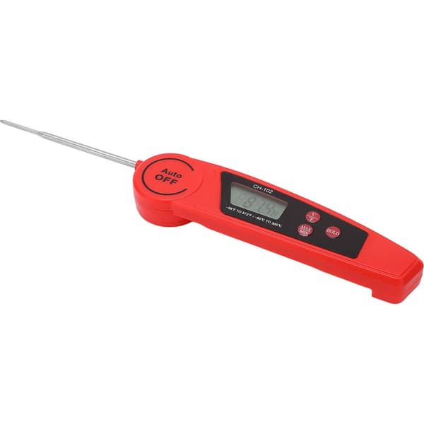Digitalt kjøtttermometer, 180° sammenleggbar sonde, måler på 5 sekunder, IP66 vanntett, umiddelbar matlaging
