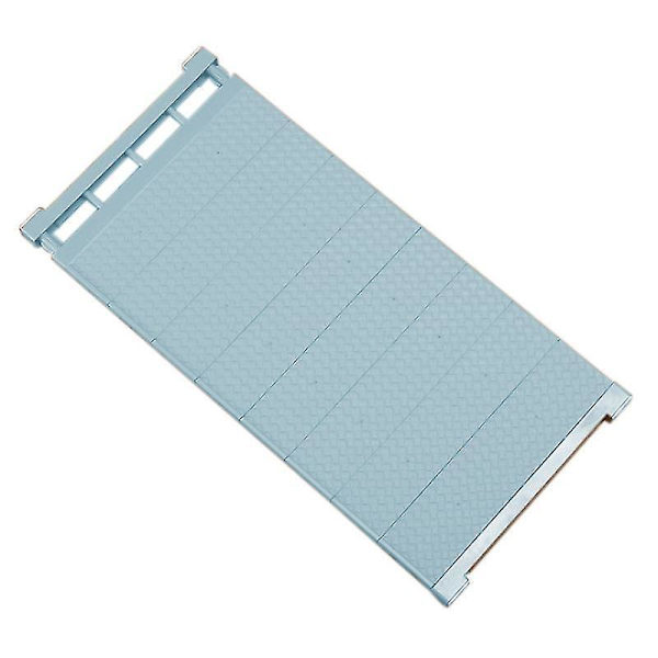 Udtrækkelig DIY Garderobeskiller - Skab Spændingshylde Stang 30-40cm BLÅ