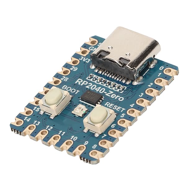 Mikrokontrollerin mini-kehityskortti RP2040-siru, kaksiytiminen prosessori, C C++ Python-tuki Raspberry Pi:lle