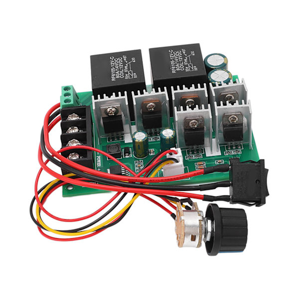 DC-moottorin ohjain Harjan nopeuden säätö Säädettävä CW CCW-kytkin Suuri vääntö 40A 10-50V
